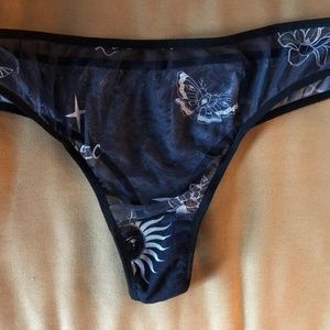Hand-sewn High-waisted Mesh Lingerie Bottoms NEVER WORN